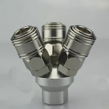 

1/4" BSP Female 3 Way Pneumatic Air Quick Release Self-Locking Socket C Type