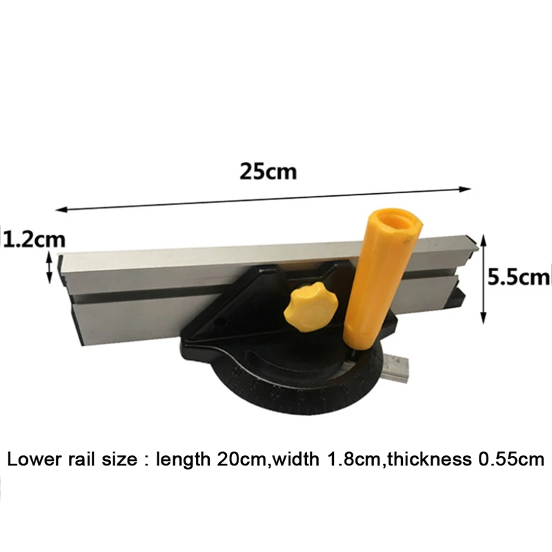 

Dropship Miter Gauge And Box Joint Jig Kit With Adjustable Flip Stop Aluminum DIY Woodworking Carpenter Tool