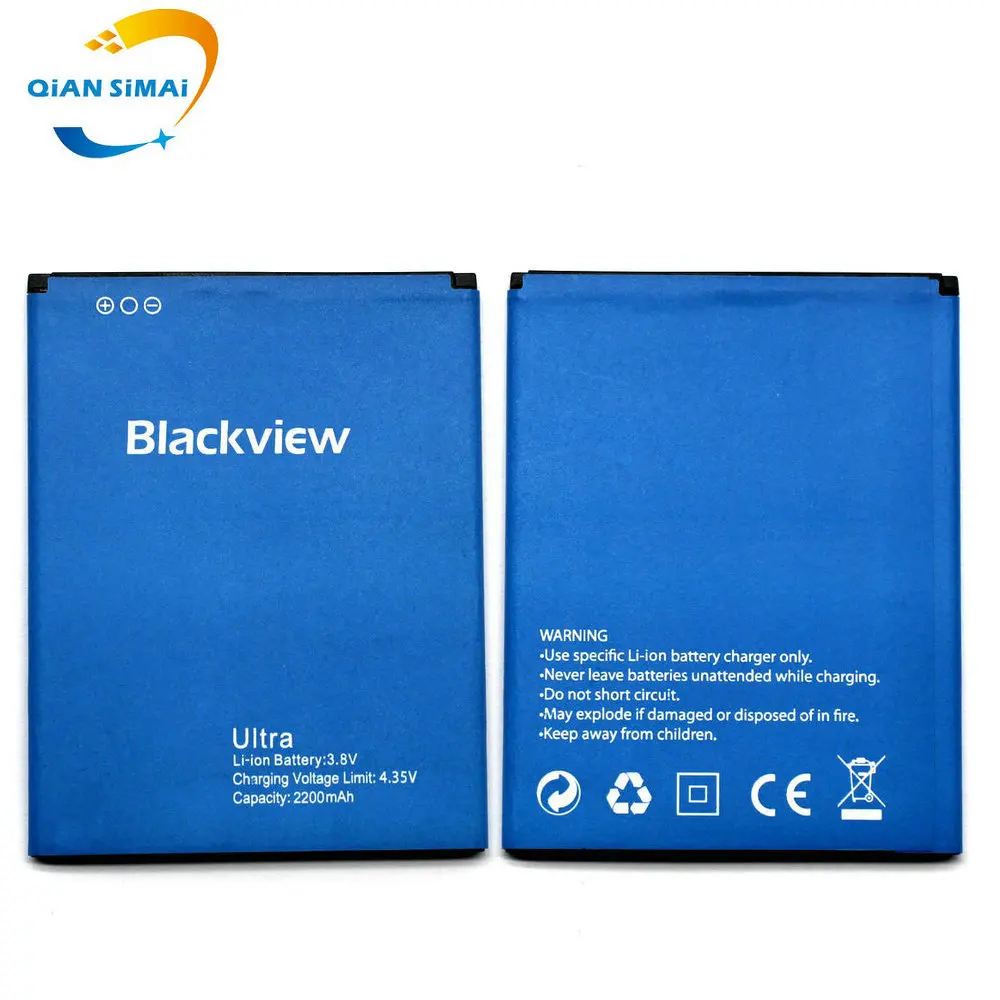 

QiAN SiMAi 1PCS New 100% High Quality Ultra Battery For Blackview Ultra A6 Mobile Phone + Track Code