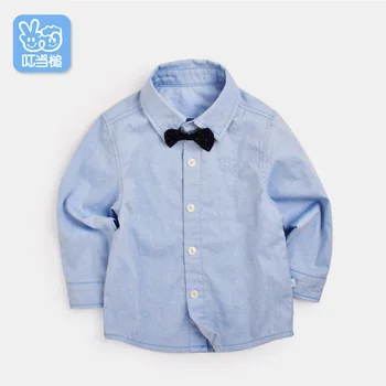 

Spring and autumn Baby Boys Clothes Sets Bow Ties Shirts Toddler Boy Gentleman shirt(0-4 Years)