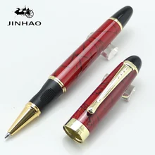 JINHAO X450 благородная шариковая ручка кораллового цвета в красную полоску канцелярские товары для школы и офиса роскошные подарочные ручки для письма