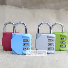 1 UNIDS 3 Dígitos Candado De Combinación Contraseña Mini Metal antirrobo Candado Equipaje de Viaje Maleta Gimnasio Candado Gabinete 800601
