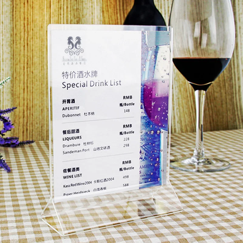 Table Menu Holder 10