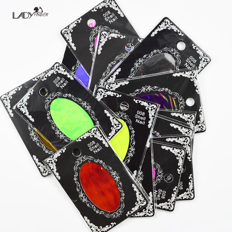 14pcs/lot New 50cmx5cm Colorful Broken Glass Nail Transfer Foil Sticker Laser DIY Nail Beauty Decal Decoration Tools BX01-14