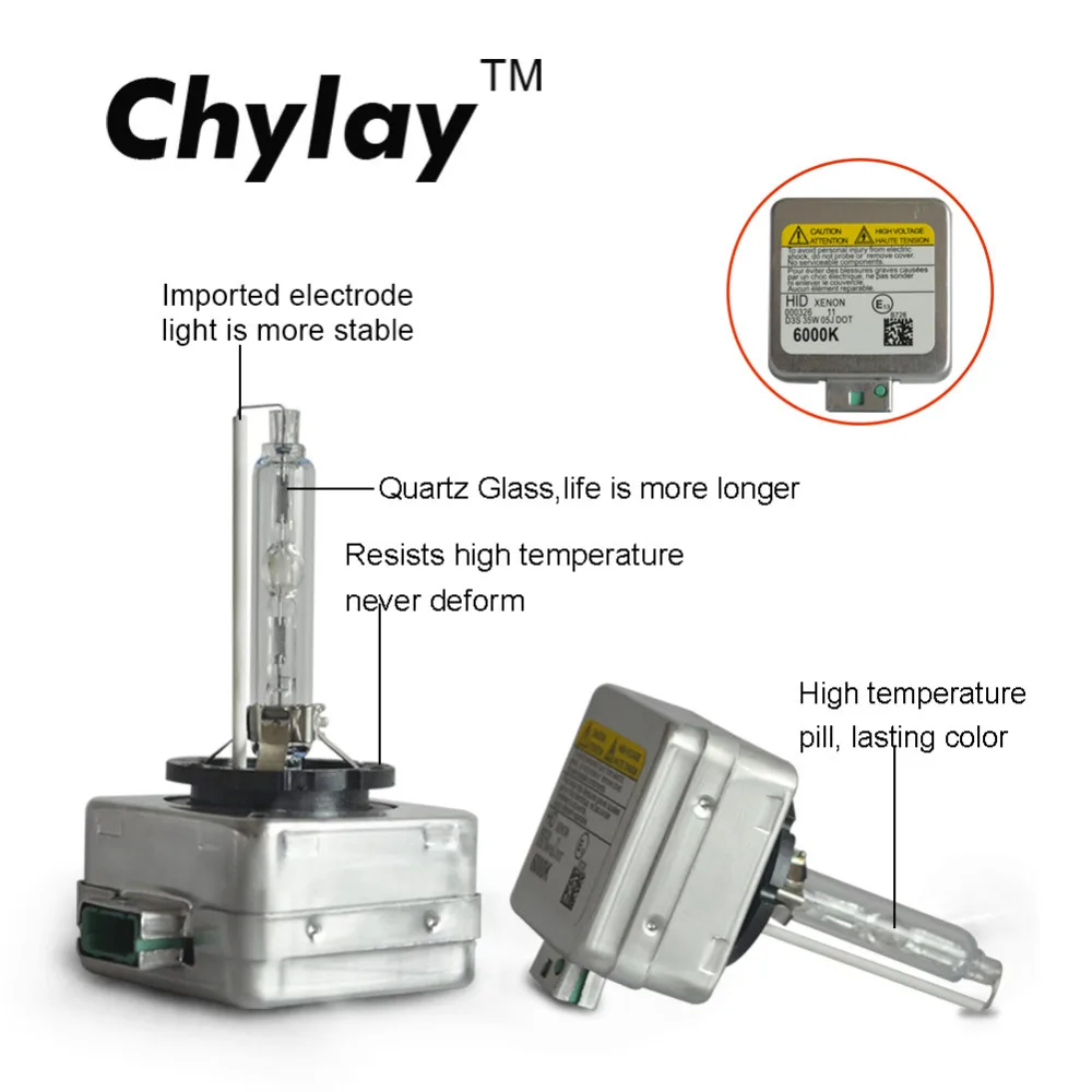 1 пара D3S ксеноновая HID лампа 12 В 35 Вт d3s ксеноновая лампа для автомобиля головной светильник сменный светильник D3S D3C 4300 К 5000 К 6000 К 8000 К белый