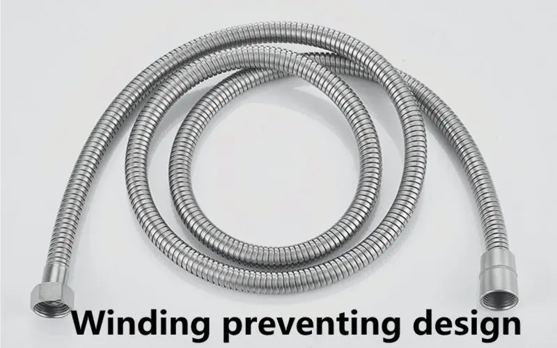 Brushed shower hose 2