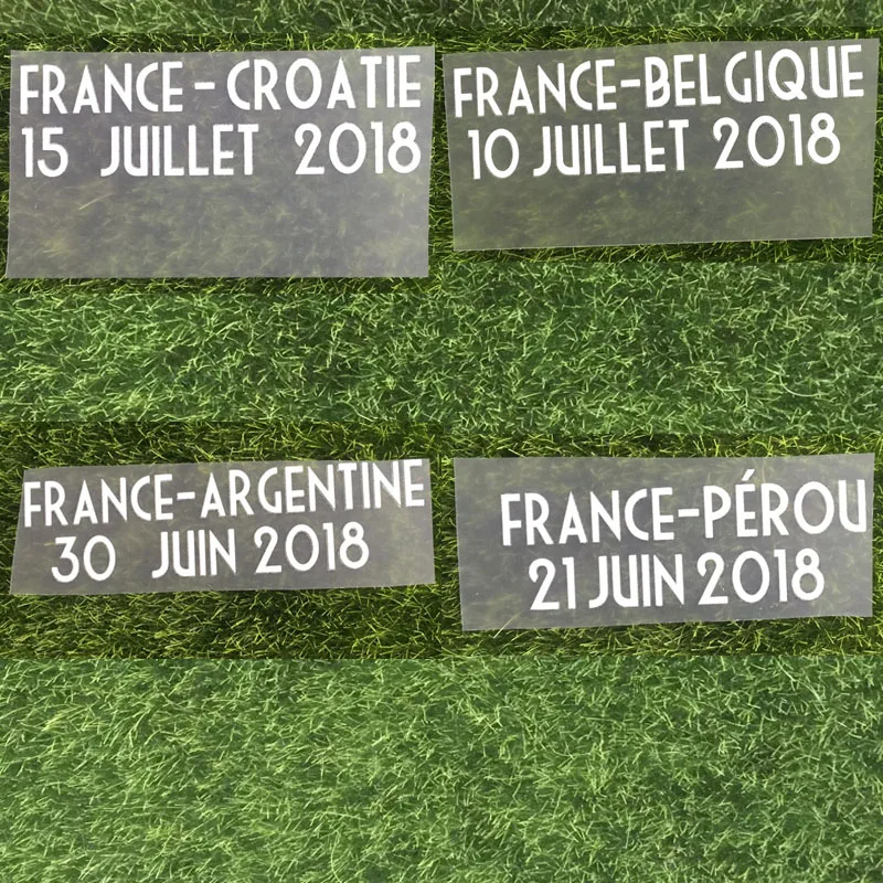 

2018 Final France Match Details France Vs Croatia France Vs Belgium Argentina Peru Match Game Text Soccer Patch Badge