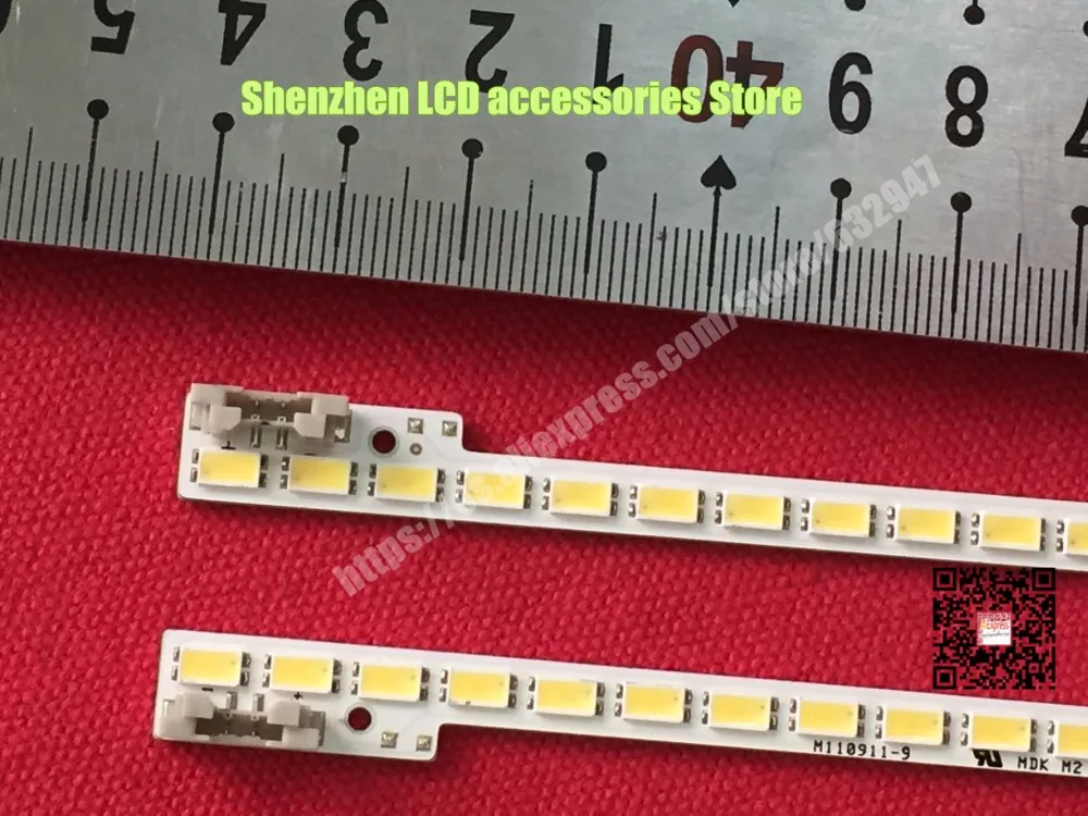 6 шт./лот для samsung UA40D5000PR 1 шт. = 62 светодиода 440 мм левый и правый | Электроника