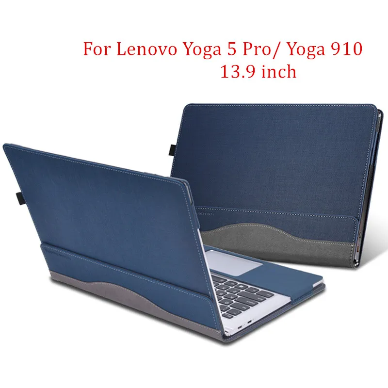 Съемный чехол для Lenovo Yoga 5 Pro 13 9 ''Tablet Laptop Sleeve из искусственной кожи защитный 910