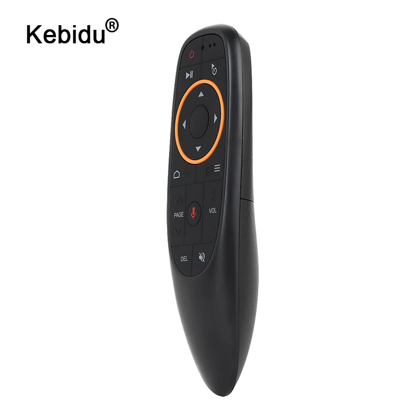 

kebidu G10 Air Mouse Voice Control with 2.4G USB Receiver G10s for Gyro Sensing Mini Wireless Smart Remote for Android TV BOX