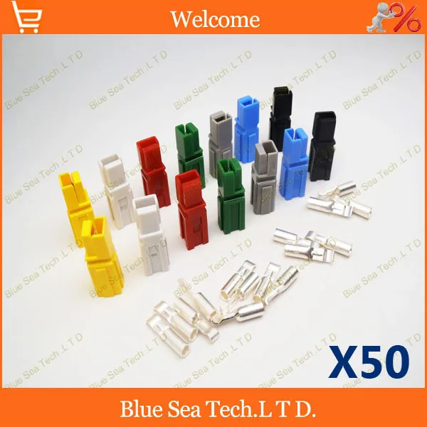 

50 pcs(shell and terminal) New 30A 600V Power Connector Battery Plug for E-Bike,forklift,electrocar,Free Shipping