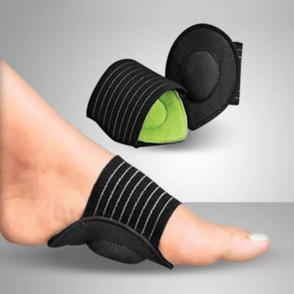 1 Pair Cushioned Achy Supports Reduce Heel Arch Ball Of Foot Lower Back