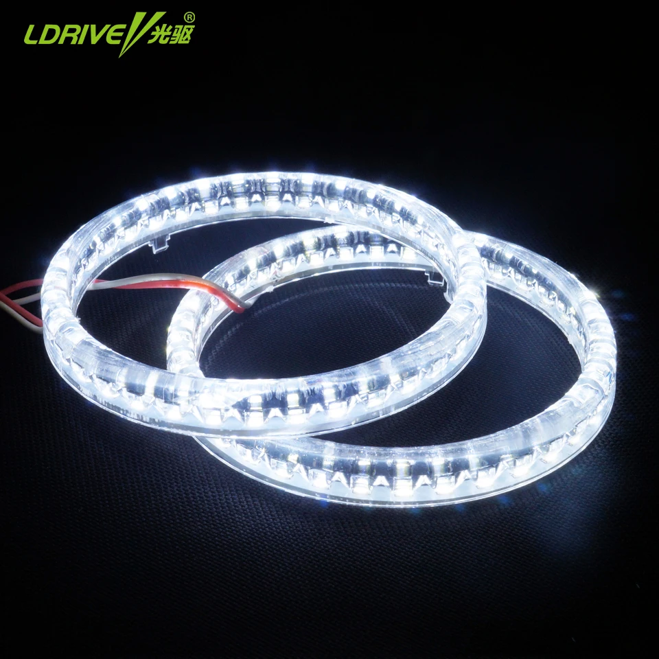 2 шт. автомобильный Стайлинг 3014 SMD светодиодсветодиодный кольца с ореолом 95 мм