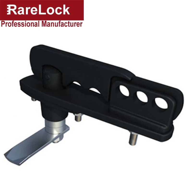 

Rarelock MS521 Handle Door Lock for Electrical Cabinet Home Gate with Padlock Vending Machine Wooden Case Cupboard Accessories h