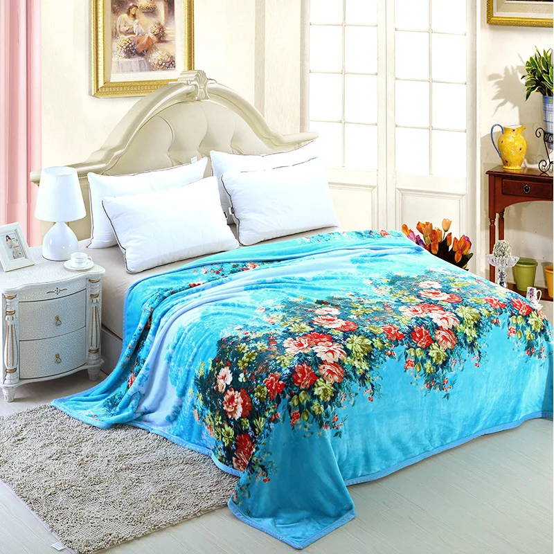 Free shipping Ferret cashmere blanket polyester bed cover blanket fur crochet soft fluffy fleece 