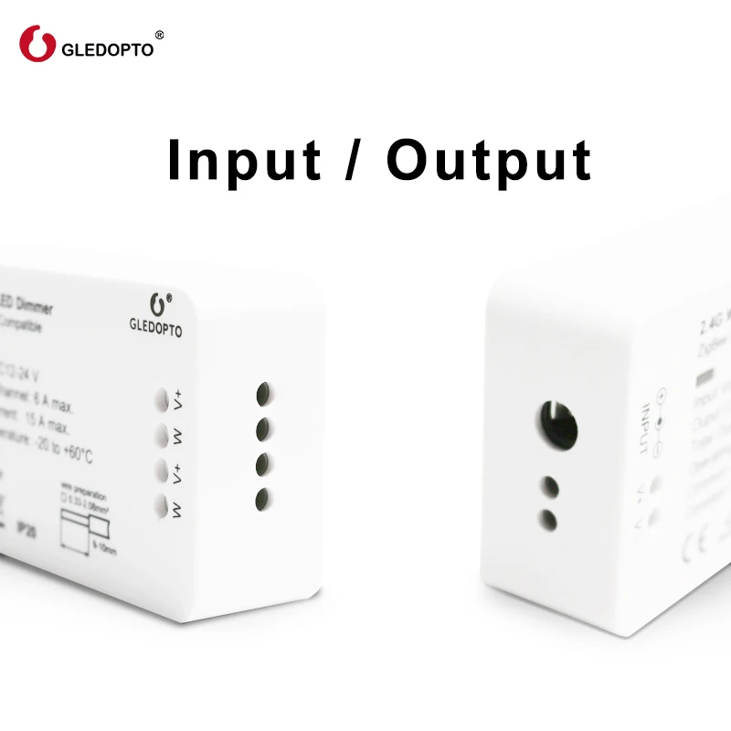 GLEDOPTO ZIGBEE samrt Led Controller dimmer strip Controller DC12/24V zll standard led app Voice control work with echo plus