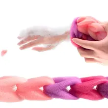 Сильный отшелушивающий скраб для спины, нейлоновая полоска, удаляет омертвевшую кожу, для купания, душа, Глубокая чистка, гладкая кожа, восстанавливающий аксессуар