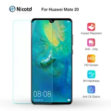 Никотд 2.5D 9H Премиум Закаленное стекло для huawei mate 20 6,53 дюймов протектор экрана закаленное защитное стекло для huawei mate 20