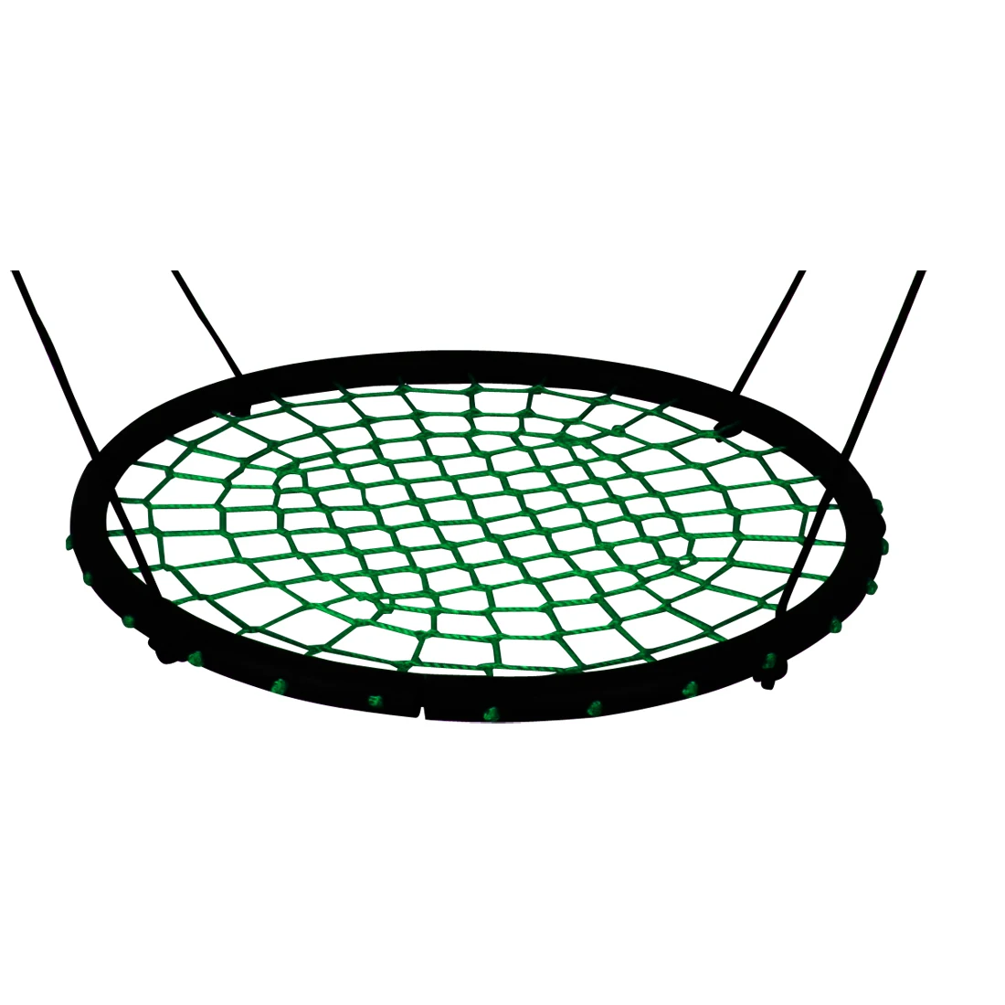 Детские круглые качели-гнезда для помещений и улицы, Детские сетчатые веревки, Детские подшипниковые игрушки 200 кг диаметр 100 см