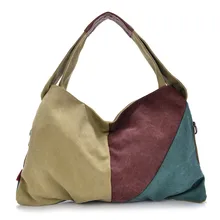 High Quality Female Handbags Women Canvas Shoulder Bag Ladies Canvas Tote Crossbody Bag Women’s Big Shopping Messenger Bags