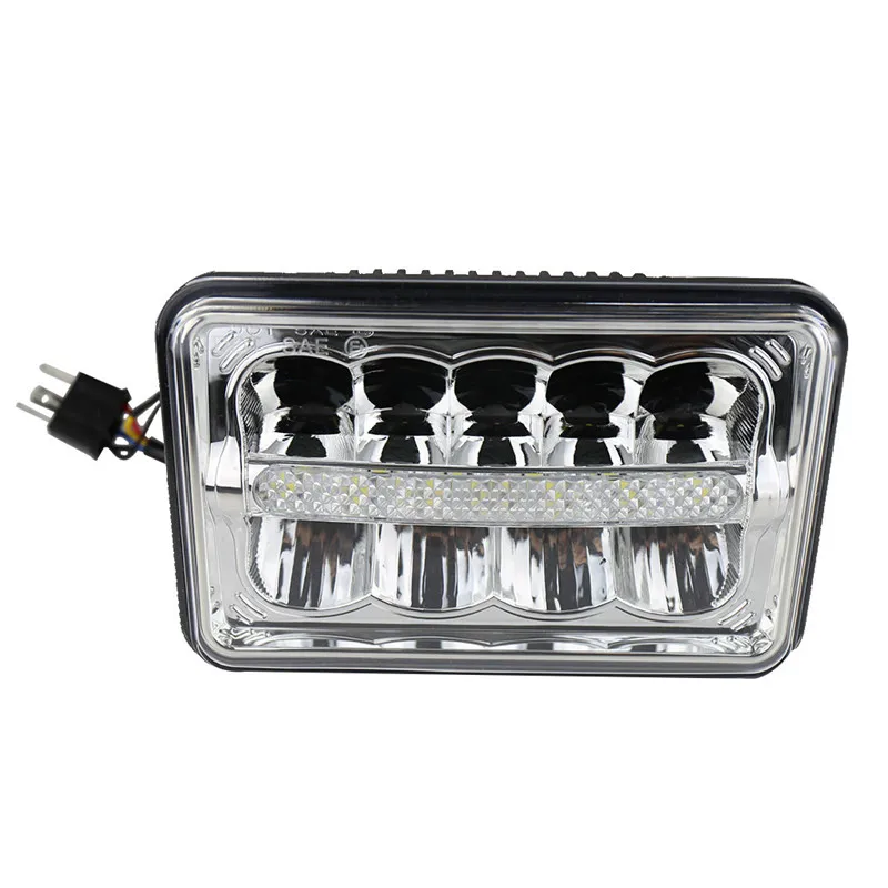 

kongyide Car Light 1pcs 45W LED Aoto Headlights 6500K For Wrangler High low Beam Replacement Square Lights dropship 19M14