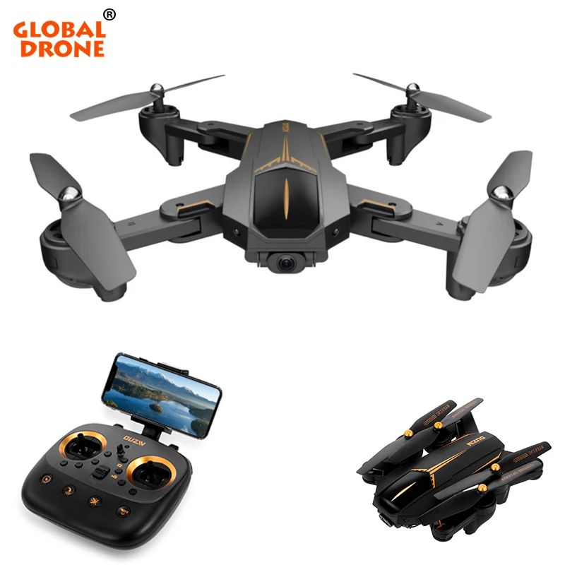 Global Drone VISUO XS812 GPS Drones with Camera HD 2MP/5MP 15 mins Fly Time Follow Me Auto Return (RTH) FPV RC Dron Quadrocopter