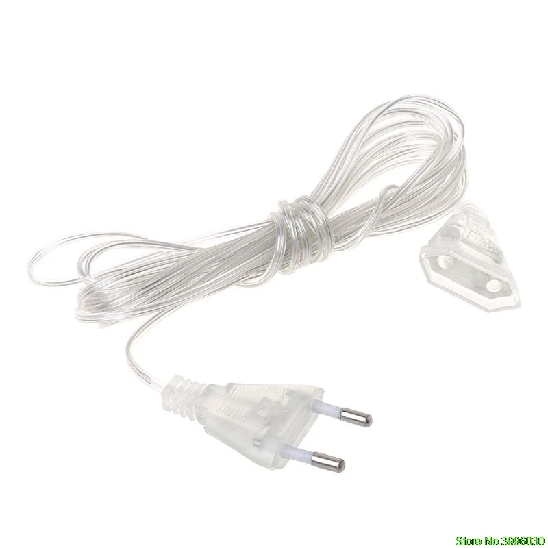 

2019 New 5m Power Extension Cable Extender Wire For LED String Light Christmas Lights EU Plug