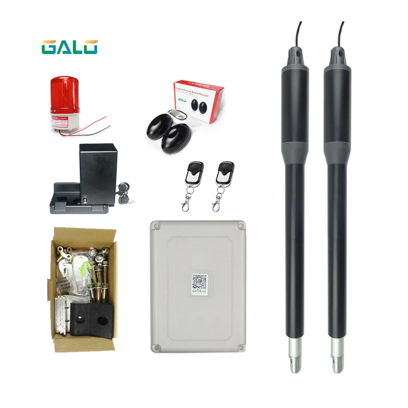 

Security Automatic Electric Swing Gate Door Opener Motor with Electric Lock Kits Optional
