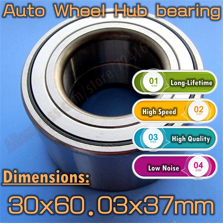Bargaining Long-Lifetime High speed Car Bearing Auto Wheel Hub bearing DAC30600337 Free Shipping 30*60.03*37 30x60.03x37 mm |