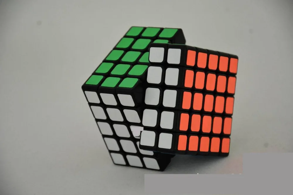 Профессии конкурс 5x5 Magic Cube Puzzle Скорость Cube Скорость квадрат куб с коробкой