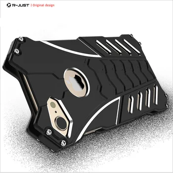 

R-JUST Batman Space Metal Aluminum Shockproof Kickstand Case Cover Frame for iPhone 6 6s 7 7 Plus 5 5s 5c SE Original