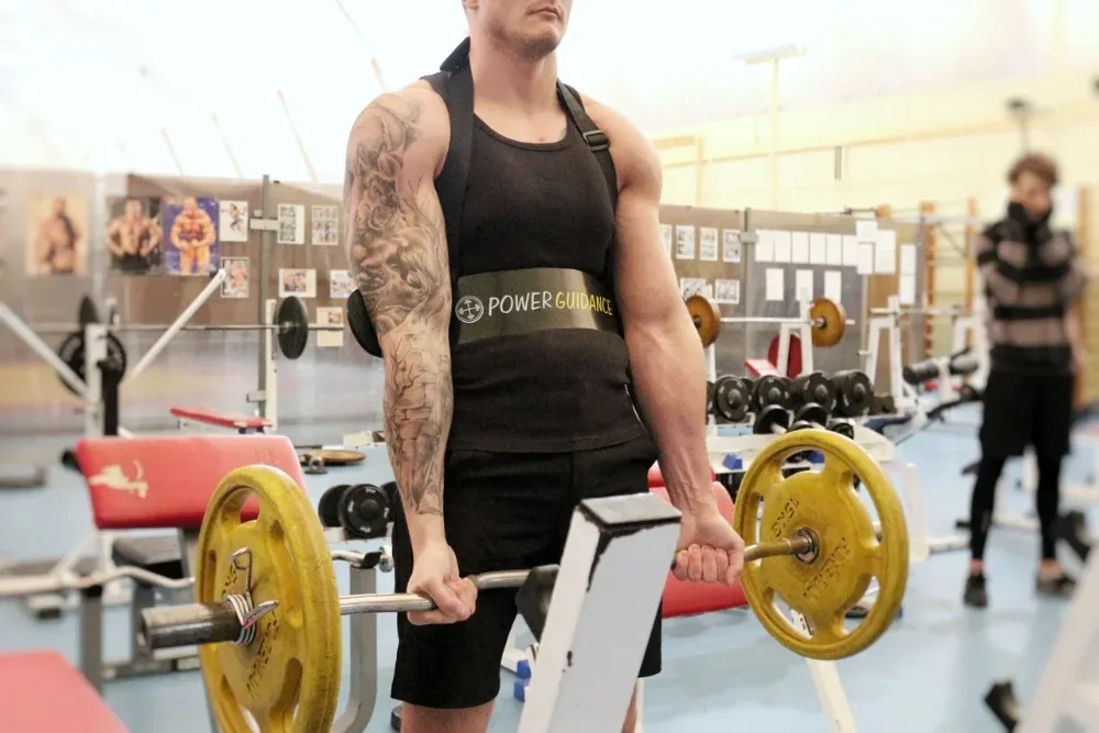 Тренажер для тяжелой атлетики с поддерживающими ремнями|Тяжелая атлетика| |