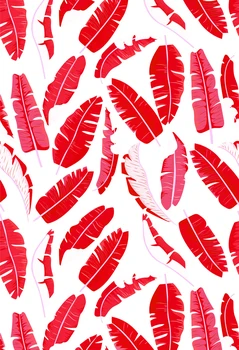 

HUAYI Red Banans Leaves Backgrounds Photo Backdrop Fabric Newborn Photography Backdrops For Photo Studio XT-5860