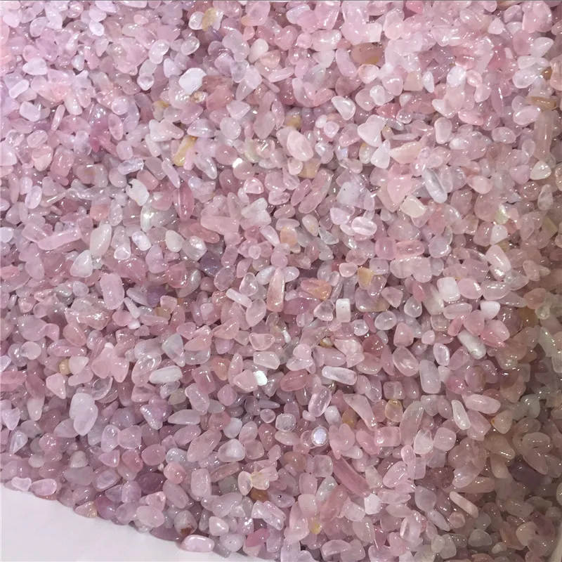 100g natural rose quartz crystal healing crystal tumbled stone plant