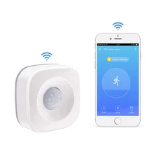 Wi-Fi PIR датчик сигнализации Совместимость с Alexa Google умный дом Amazon Alexa Google Wifi датчик движения сигнализация