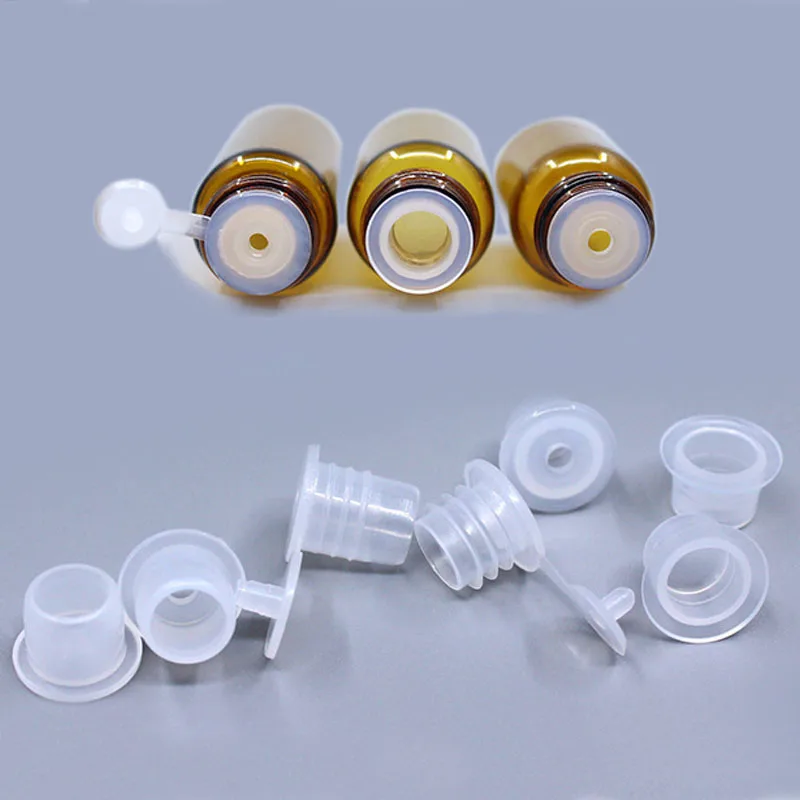 

100Pcs 3ml/5ml Glass Amber Small Essential oil Aromatherapy Bottles Brown Samples Trial Vials Travel Refillable Containers