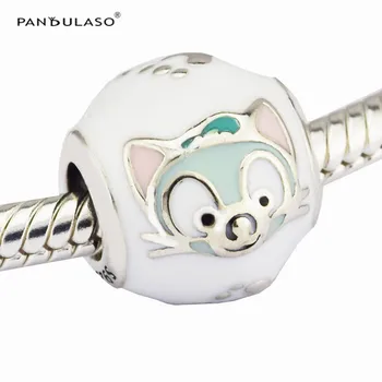 

925 Sterling Silver Jewelry Cute Animal Charms Beads Fit Silver Charm Bracelet for Women DIY Jewelry Winter Collection FL632