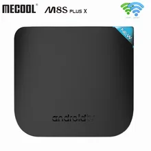 Android tv Box Amlogic S905W Android tv BOX четырехъядерный 2,4G 5G двойной WiFi Android 7,1 Smart медиаплеер Mecool M8S PLUS X