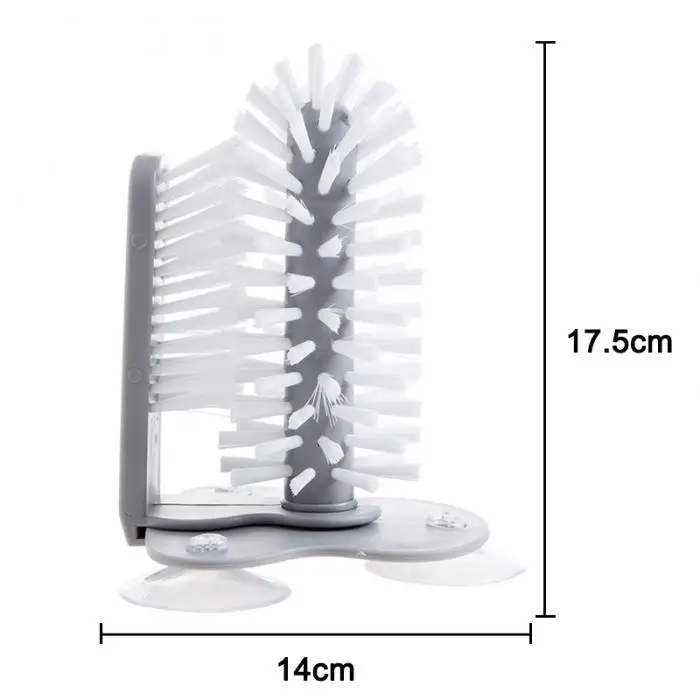 Щетка для чистки чашек, бутылки для раковины, кухонные товары, очиститель для окон, стеклянная мойка, раковина на присоске, база, чистящая бутылка, стеклянный инструмент