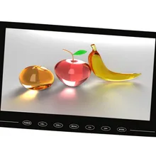 9 дюймов сенсорный экран 2CH вход TFT монитор для камеры видеонаблюдения