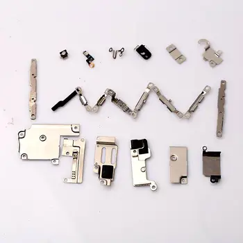 

50Set Good Inner Accessories Inside Small Metal Parts home button Holder Bracket Shield Plate For iPhone 6S Plus 5.5 inch