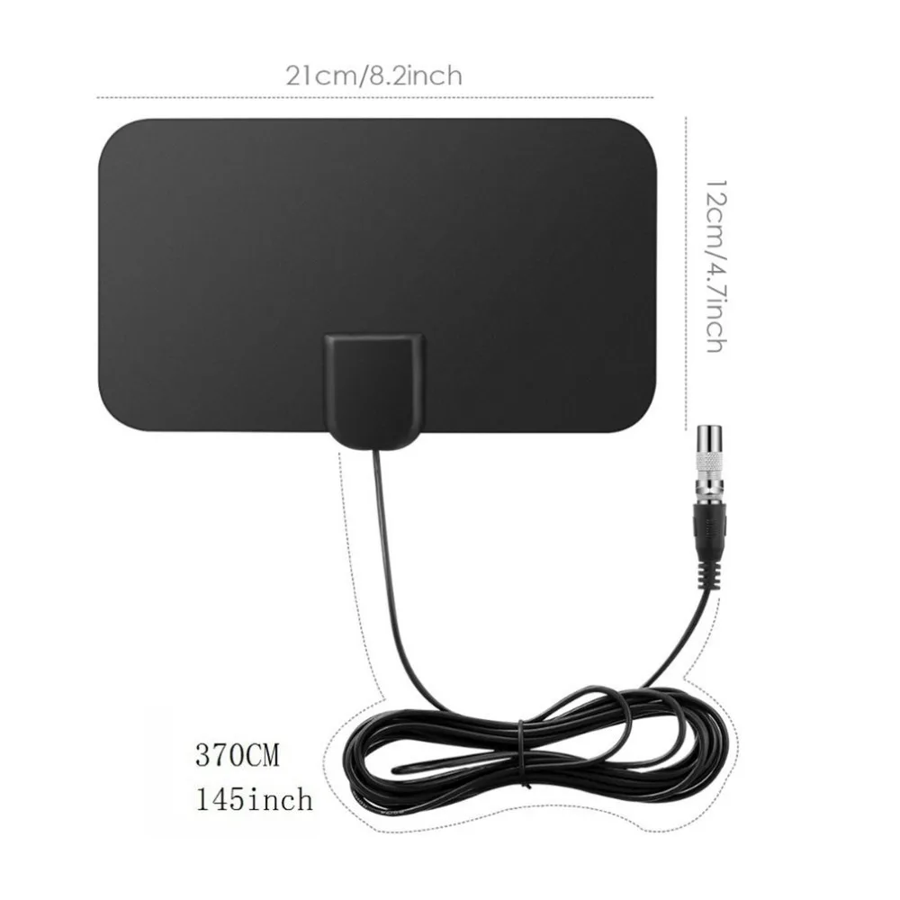 50 Miles 1080P Indoor Digital TV Antenna Signal Receiver Amplifier TV Radius Surf Fox Antena HDTV Antennas Aerial Mini DVB-T2