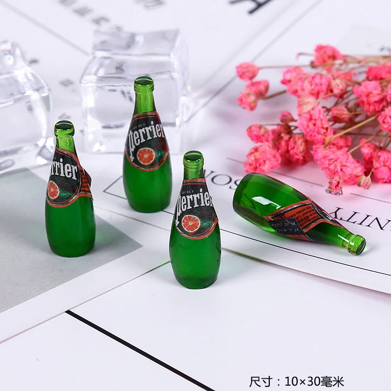 

6pcs Dollhouse Miniature Wink Drink Play Mini food for blyth, Barbi, 1/6 bjd Dollhouse Kitchen Toys