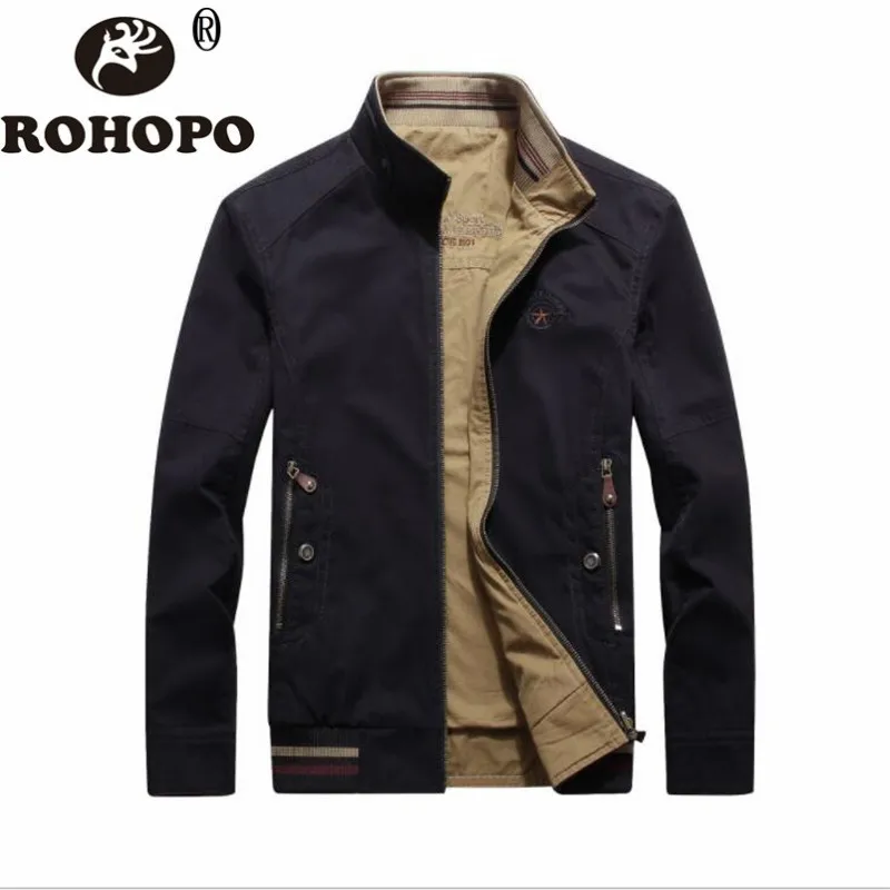 Double Side Jacket Men 2019 Thick Military Cargo Outwear 100% Cotton Mandarin Collar Army Coat Thick Autumn Winter Jackets Man Double Side Jacket Men 2019 Thick Military Cargo Outwear 100% Cotton Mandarin Collar Army Coat Thick Autumn Winter Jackets Man