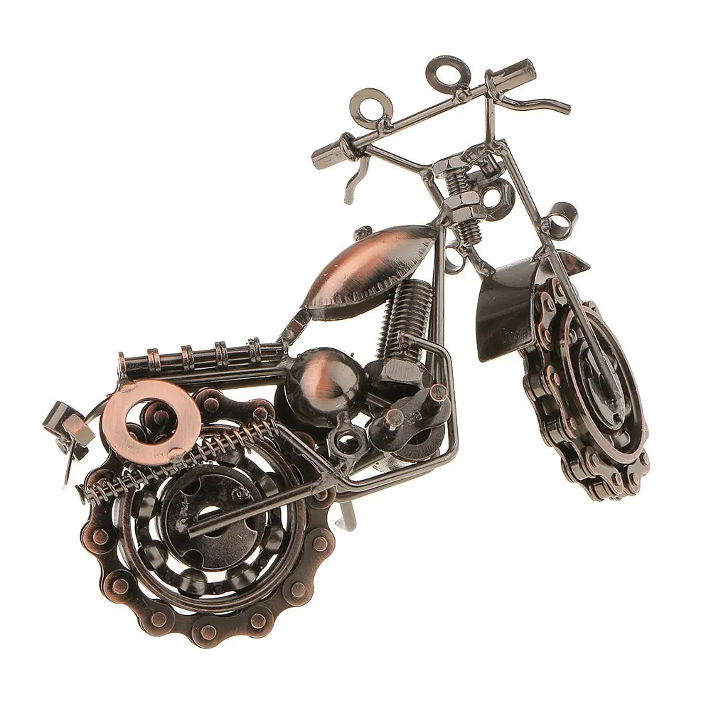 Koop Vintage Metalen Model Craft Motorfiets Model Home Decor Ornament Gift Jongens Gaven Kinderen Speelgoed