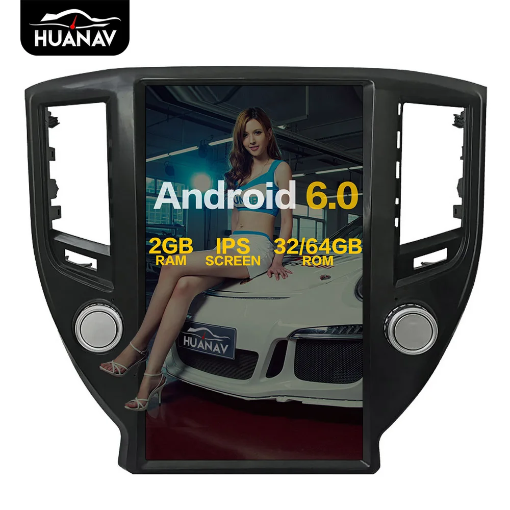 Cheap Tesla style Car GPS Navigation For TOYOTA CROWN Fourteenth generation car multimedia radio tape recorder 4K H car accessories 3