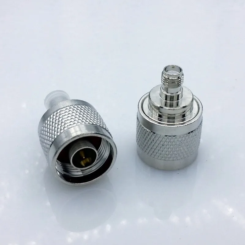 50pcs/lot N-Type N Male  to SMA FeMale  RF Coaxial Adapter Connector Free shipping