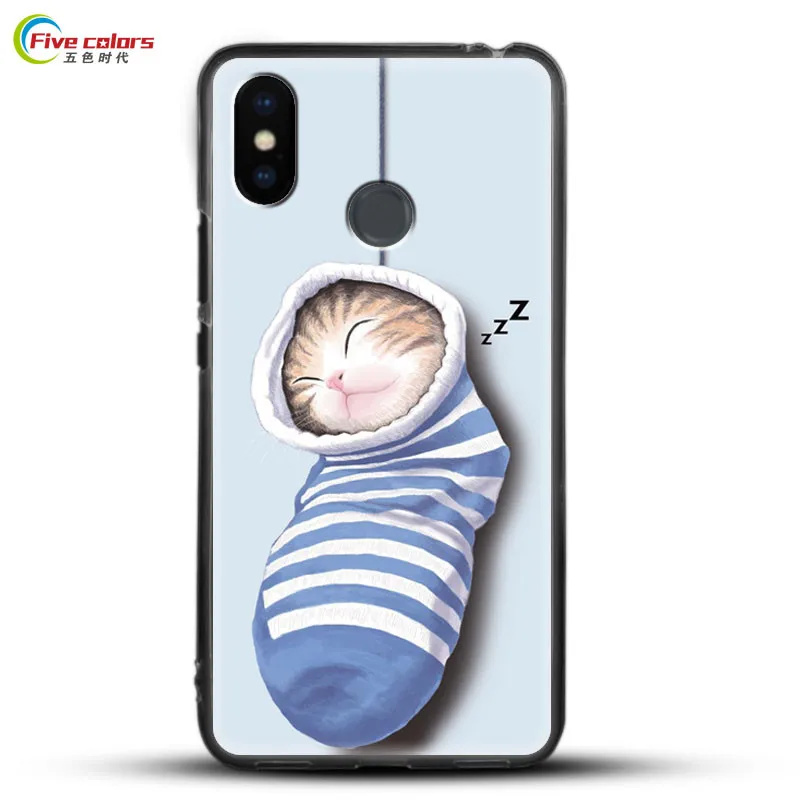Silicone Back Case For Xiaomi Mi Max 3 Max3 funda Soft Gel Protective Coque Cover for Cute Printed |