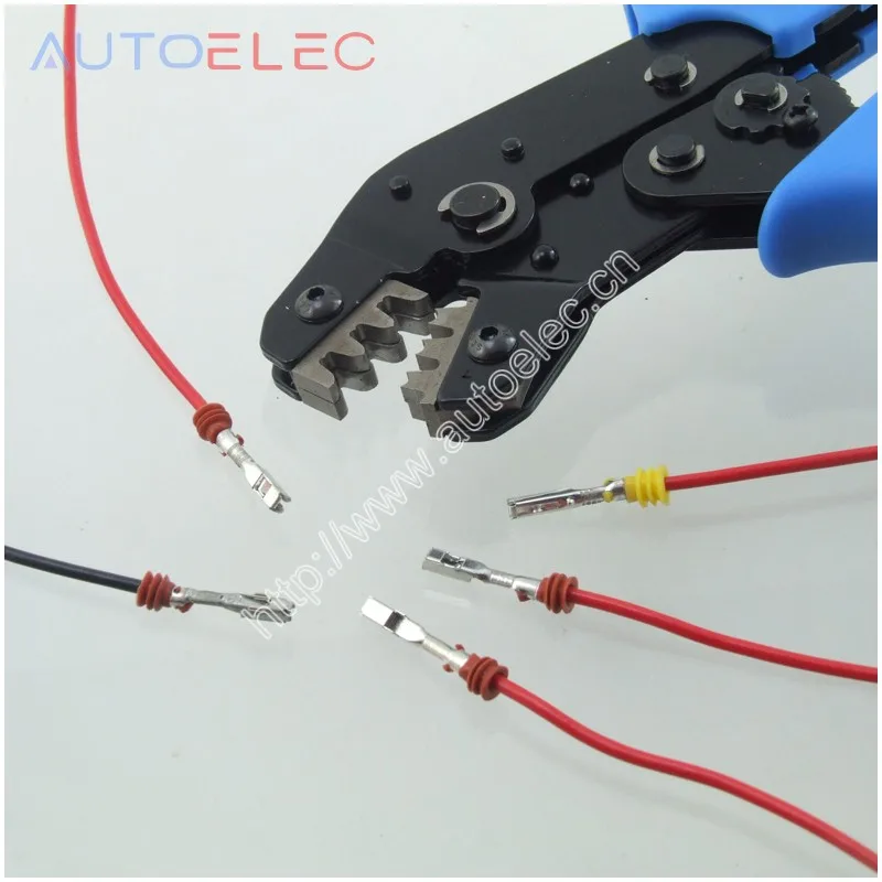 

AT22218 Terminal crimping tool BARREL CRIMPER OPEN BARREL for AMP DELPHI Waterproof Electrical Wire Connector Sealed terminals