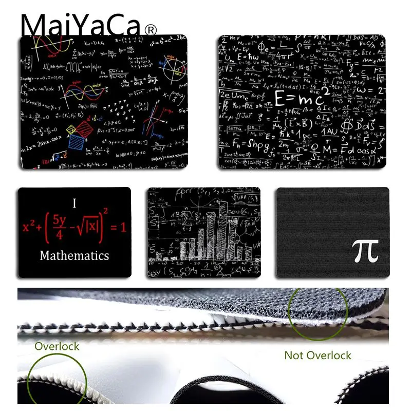 

MaiYaCa Funny Math Formula Professional Mouse Pad Small Size Computer desktop Game Mouse Pad